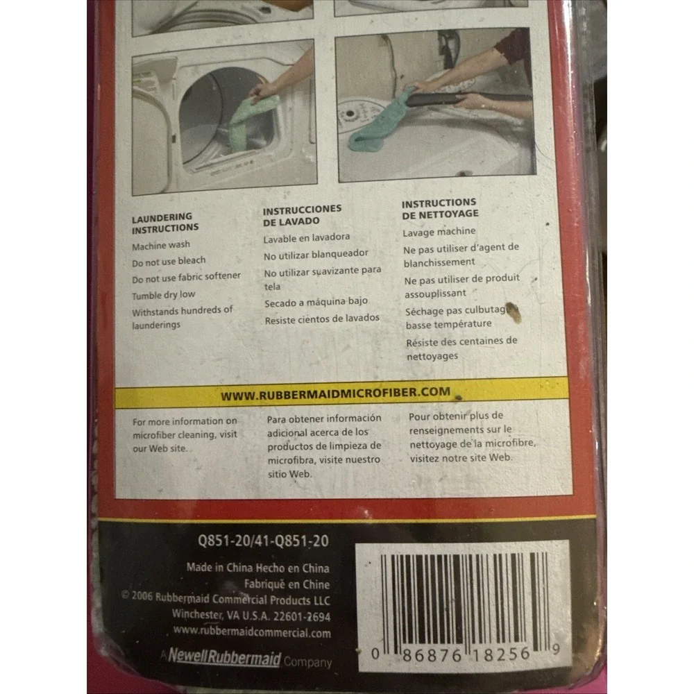 Rubbermaid Commercial Microfiber Flexible Duster Replacement Sleeve (Q851-20) 06